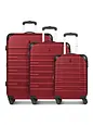 Wenger Amplar Evo 4 ruedas Juego de maletas 3 piezas Con asa expansible - ruby Wenger Amplar Evo 4 ruedas Juego de maletas 3 piezas Con asa expansible