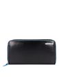 Piquadro Blue Square Geldbörse RFID Leder 19 cm - schwarz Piquadro Blue Square Geldbörse RFID Leder 19 cm