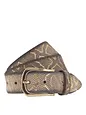 b.belt Sabia Bälte Läder - vanille-goldmetallic b.belt Sabia Bälte Läder