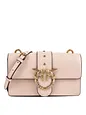 PINKO Love One Crossbody-laukku Nahka 21 cm - rosa cammeo PINKO Love One Crossbody-laukku Nahka 21 cm