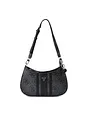 Guess Noelle II Skuldertaske 29 cm - coal logo Guess Noelle II Skuldertaske 29 cm
