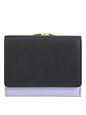 DuDu Corsica Pung RFID-beskyttelse Læder 11 cm - black-lavander DuDu Corsica Pung RFID-beskyttelse Læder 11 cm
