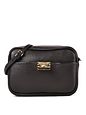 Patrizia Pepe Crossbody-väska Läder 19 cm - craft brown Patrizia Pepe Crossbody-väska Läder 19 cm