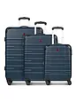 Wenger Amplar Evo 4 ruedas Juego de maletas 3 piezas Con asa expansible - navy blue Wenger Amplar Evo 4 ruedas Juego de maletas 3 piezas Con asa expansible