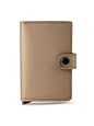 Secrid Miniwallet Tarjetero Bloqueo RFID Piel natural 10 cm - bronze Secrid Miniwallet Tarjetero Bloqueo RFID Piel natural 10 cm