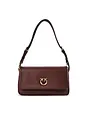 PINKO Click Soft Classic Bolsa de hombro Piel natural 32 cm - castano intenso PINKO Click Soft Classic Bolsa de hombro Piel natural 32 cm