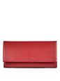 Esquire Silk Lompakko Nahka 19 cm - rot Esquire Silk Lompakko Nahka 19 cm