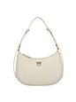 PINKO Half Moon Skuldertaske Læder 26 cm - bianco seta PINKO Half Moon Skuldertaske Læder 26 cm
