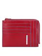 Piquadro Blue Square Kreditkortetui RFID-beskyttelse Læder 12 cm Gaveæske - red Piquadro Blue Square Kreditkortetui RFID-beskyttelse Læder 12 cm Gaveæske