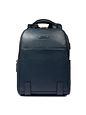 Piquadro Modus Special Daypack Læder 37 cm Laptoprum - blue Piquadro Modus Special Daypack Læder 37 cm Laptoprum