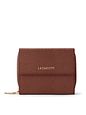 Lazarotti Bologna læderpung med lynlås læder 12 cm