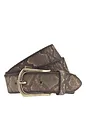 b.belt Sabia Cinturón Piel natural - dunkelgrau-goldmetallic b.belt Sabia Cinturón Piel natural