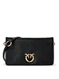 PINKO Love Soft Clutch Piel natural 19.5 cm - nero-antique gold PINKO Love Soft Clutch Piel natural 19.5 cm