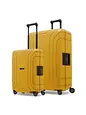 Redolz Essentials 15 – Resväskeset med 4-hjuliga resväskor i storlekarna S och L med trepunktslås - dark yellow Redolz Essentials 15 – Resväskeset med 4-hjuliga resväskor i storlekarna S och L med trepunktslås