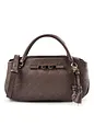 Guess Carmella Håndtaske 33 cm - taupe logo Guess Carmella Håndtaske 33 cm