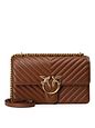 PINKO Love One Skuldertaske Læder 26.5 cm