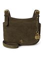 Lauren Ralph Lauren Marcy Crossbody taske Læder 21 cm - botanic green botanic green Lauren Ralph Lauren Marcy Crossbody taske Læder 21 cm