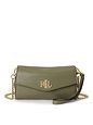 Lauren Ralph Lauren Tanner Crossbody taske Læder 19 cm - sage green Lauren Ralph Lauren Tanner Crossbody taske Læder 19 cm