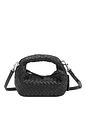 LES VISIONNAIRES Greta Micro weave Bolso Piel natural 20 cm - black LES VISIONNAIRES Greta Micro weave Bolso Piel natural 20 cm