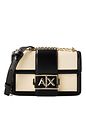 Armani Exchange Wonder Bolsa de hombro 19 cm - natur black Armani Exchange Wonder Bolsa de hombro 19 cm