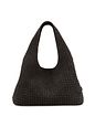 LES VISIONNAIRES Paz Weave Bolsa de hombro Piel natural 44 cm - dark brown LES VISIONNAIRES Paz Weave Bolsa de hombro Piel natural 44 cm