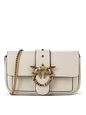 PINKO Love Pocket Bolsa de hombro Piel natural 20 cm - bianco seta-antique gold PINKO Love Pocket Bolsa de hombro Piel natural 20 cm