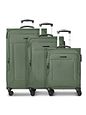 Franky Melbourne 3.0 4-Rollen Kofferset 3tlg. mit Dehnfalte - olive Franky Melbourne 3.0 4-Rollen Kofferset 3tlg. mit Dehnfalte