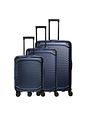 Travelite Millennium 4 hjul Kuffert 3-delt med strækfold