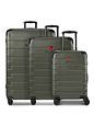 Tonino Lamborghini Tonino Lamborghini Milano Trolley 3-SET med stretchfold og XL-kuffert - olive Tonino Lamborghini Tonino Lamborghini Milano Trolley 3-SET med stretchfold og XL-kuffert