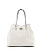 Guess Emelie Shopper taske 40 cm - white logo Guess Emelie Shopper taske 40 cm