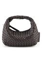 LES VISIONNAIRES Greta Micro weave Bolso Piel natural 20 cm - café LES VISIONNAIRES Greta Micro weave Bolso Piel natural 20 cm