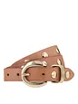 b.belt Nitbälte Läder - cognac b.belt Nitbälte Läder