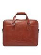Castelijn & Beerens Kožená aktovka Paul 41 cm s přihrádkou na notebook