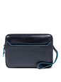 Piquadro Blue Square Taška přes rameno Kůže 23 cm