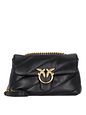 PINKO Love Puff Crossbody-laukku Nahka 27 cm - black PINKO Love Puff Crossbody-laukku Nahka 27 cm