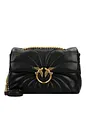 PINKO Love Puff Bolsa de hombro Piel natural 30 cm - nero-antique gold PINKO Love Puff Bolsa de hombro Piel natural 30 cm