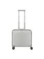 Travelite Trolley ejecutivo Next de 4 ruedas, de aluminio, 43 cm - silber Travelite Trolley ejecutivo Next de 4 ruedas, de aluminio, 43 cm