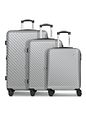 CHECK.IN Paradise 2.0 4 kolečka Sada kufrů 3-dílný s roztažitelným záhybem