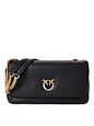 PINKO Love Soft Olkalaukku Nahka 31 cm - nero-antique gold PINKO Love Soft Olkalaukku Nahka 31 cm