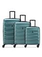 Delsey Paris Meteor 4-hjulig Resväskset 3-delad med expansionsveck - petrol Delsey Paris Meteor 4-hjulig Resväskset 3-delad med expansionsveck
