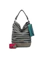 Fritzi aus Preußen Izzy07 Olga Canvas Bolsa de hombro 27 cm - zebra wild Fritzi aus Preußen Izzy07 Olga Canvas Bolsa de hombro 27 cm