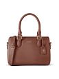 Lazarotti Bologna läderbowlingväska, handväska, crossbody-väska, läder, 26 cm