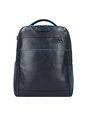 Piquadro Blue Square Revamp Business batoh Kůže 37 cm Kapsa na notebook