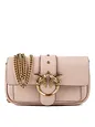 PINKO Love One Crossbody-väska Läder 20 cm - rosa cammeo PINKO Love One Crossbody-väska Läder 20 cm