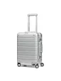 Redolz Maleta de cabina Pro Aluminium de 4 ruedas, modelo S, de aluminio, 55 cm - silver Redolz Maleta de cabina Pro Aluminium de 4 ruedas, modelo S, de aluminio, 55 cm