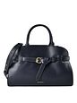 Coccinelle Sabine Håndtaske Læder 34 cm - midnight blue Coccinelle Sabine Håndtaske Læder 34 cm