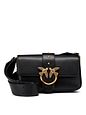 PINKO Love One Skuldertaske Læder 22 cm