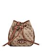 Guess Samantha Olkalaukku 20 cm - latte logo-brown Guess Samantha Olkalaukku 20 cm