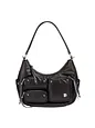 DuDu Pocket Skuldertaske Læder 30 cm - nero DuDu Pocket Skuldertaske Læder 30 cm
