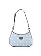 Guess Emelie Skuldertaske 26 cm - light blue logo Guess Emelie Skuldertaske 26 cm